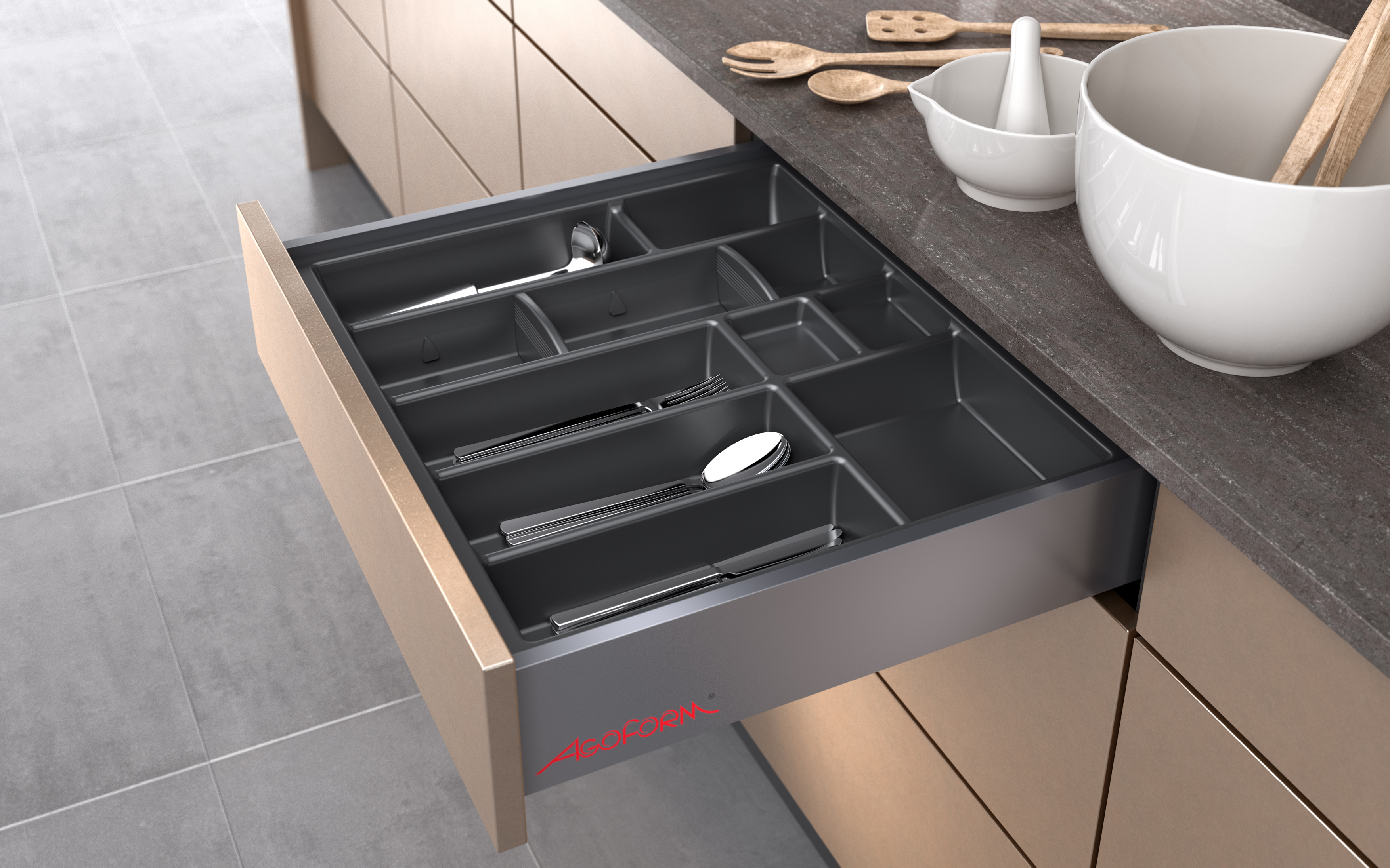 Cutlery insert LINEA